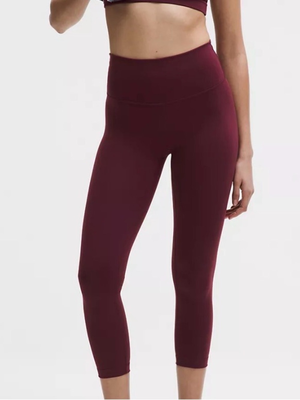 Lululemon Speed Up Capri Leggings - Wine Color Lots of Pockets